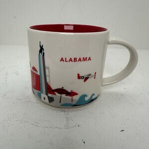 Starbucks ALABAMA Coffee Tea Mug Cup "You are Here" Collector Series